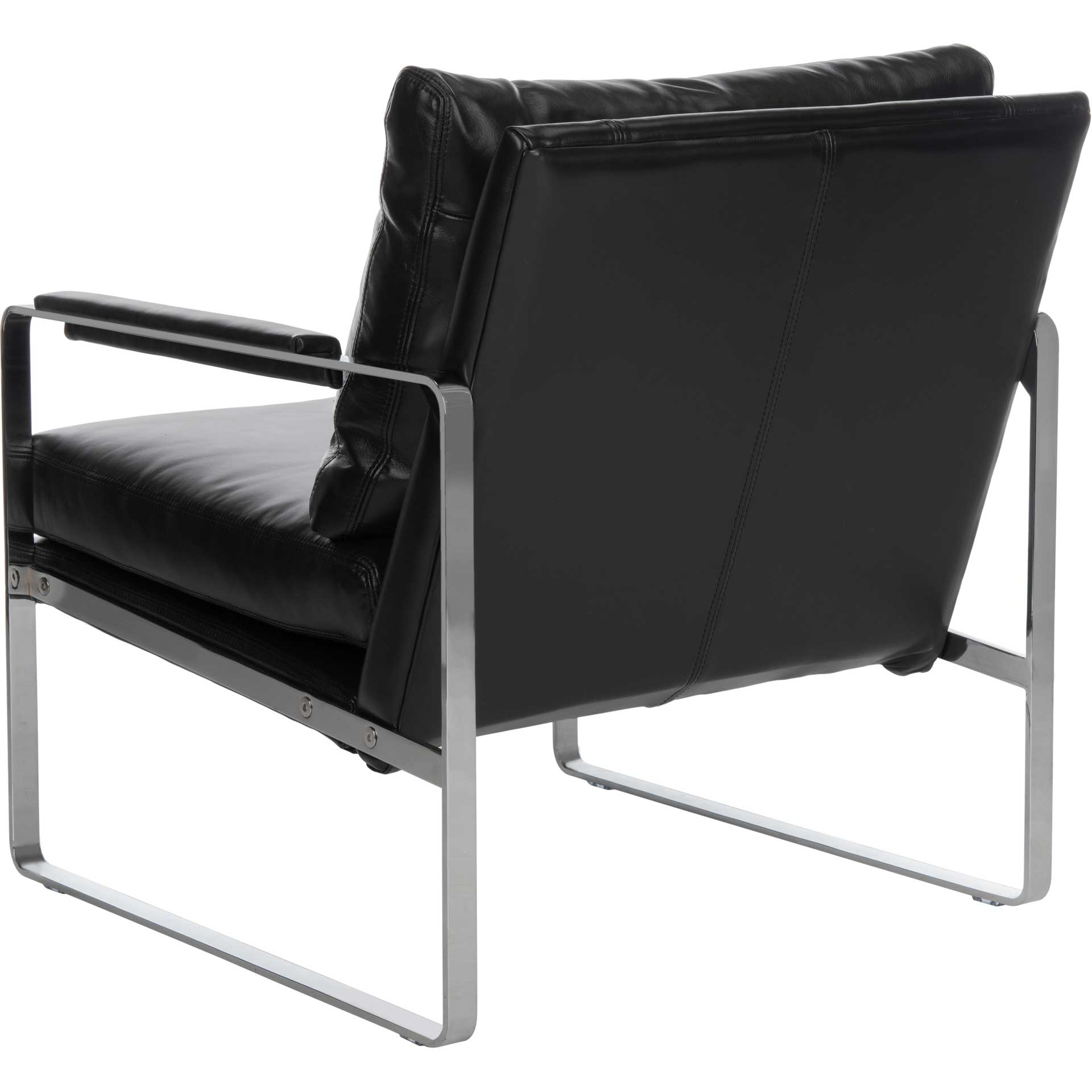 Estrella Metal Accent Chair Black/Silver