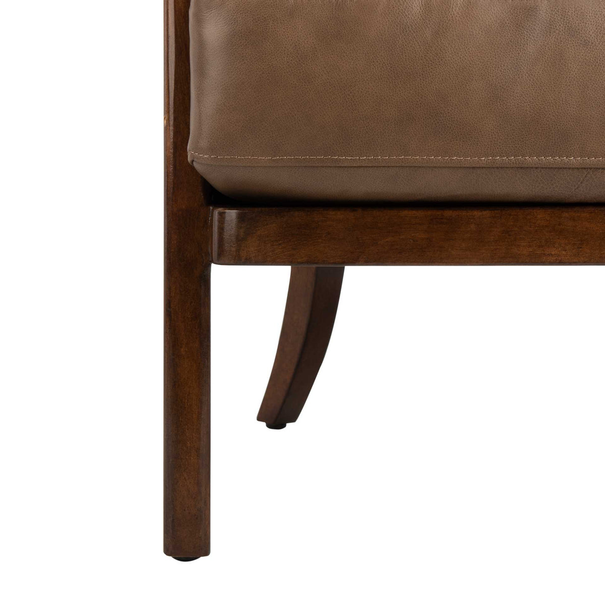 Caroline Barrel Back Chair Dark Brown