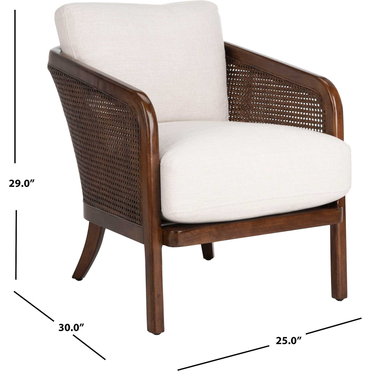 Caroline Barrel Back Chair Oatmeal