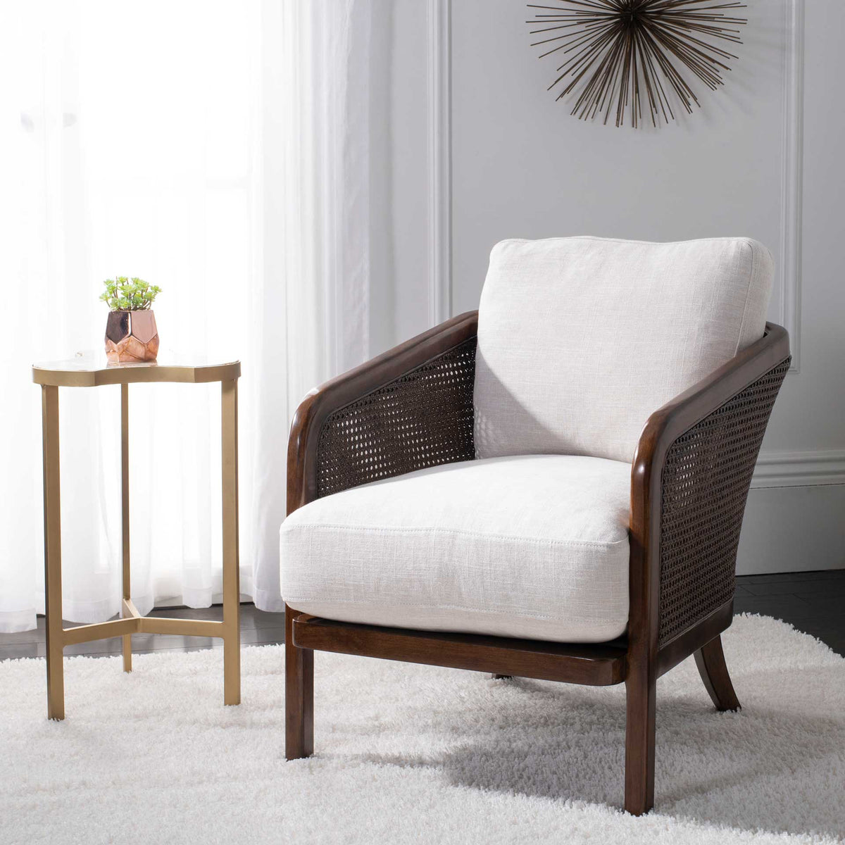 Caroline Barrel Back Chair Oatmeal