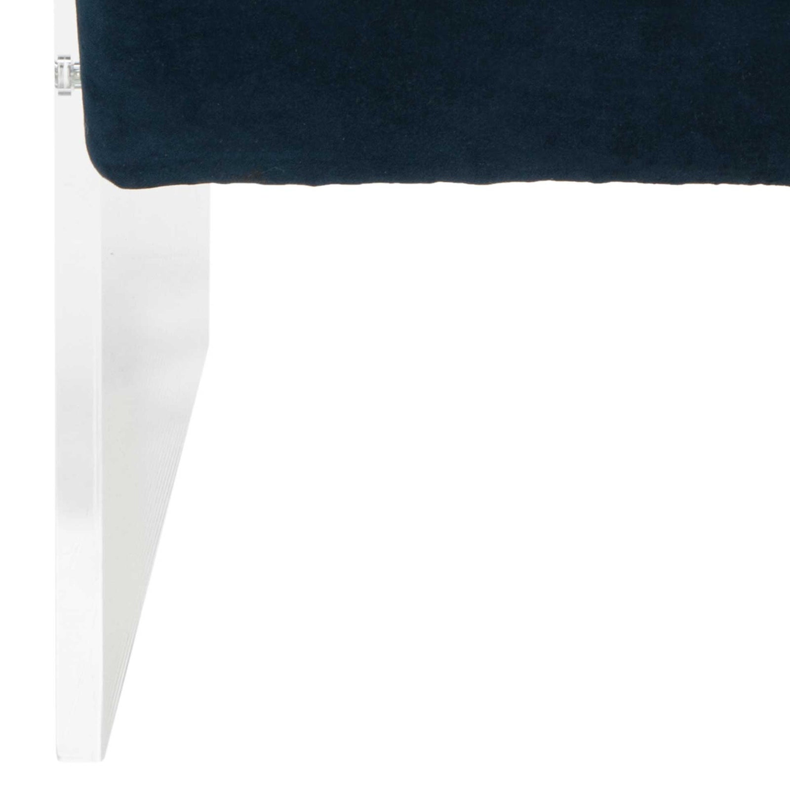 Maggie Acrylic Arm Chair Navy Blue
