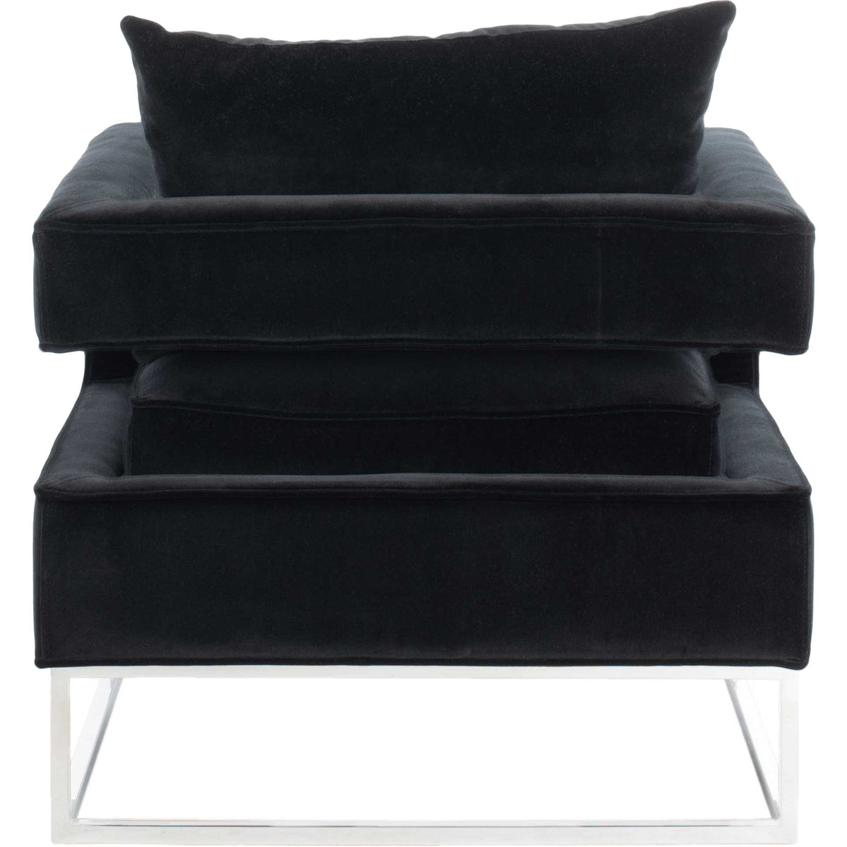 Olea Velvet Club Chair Black