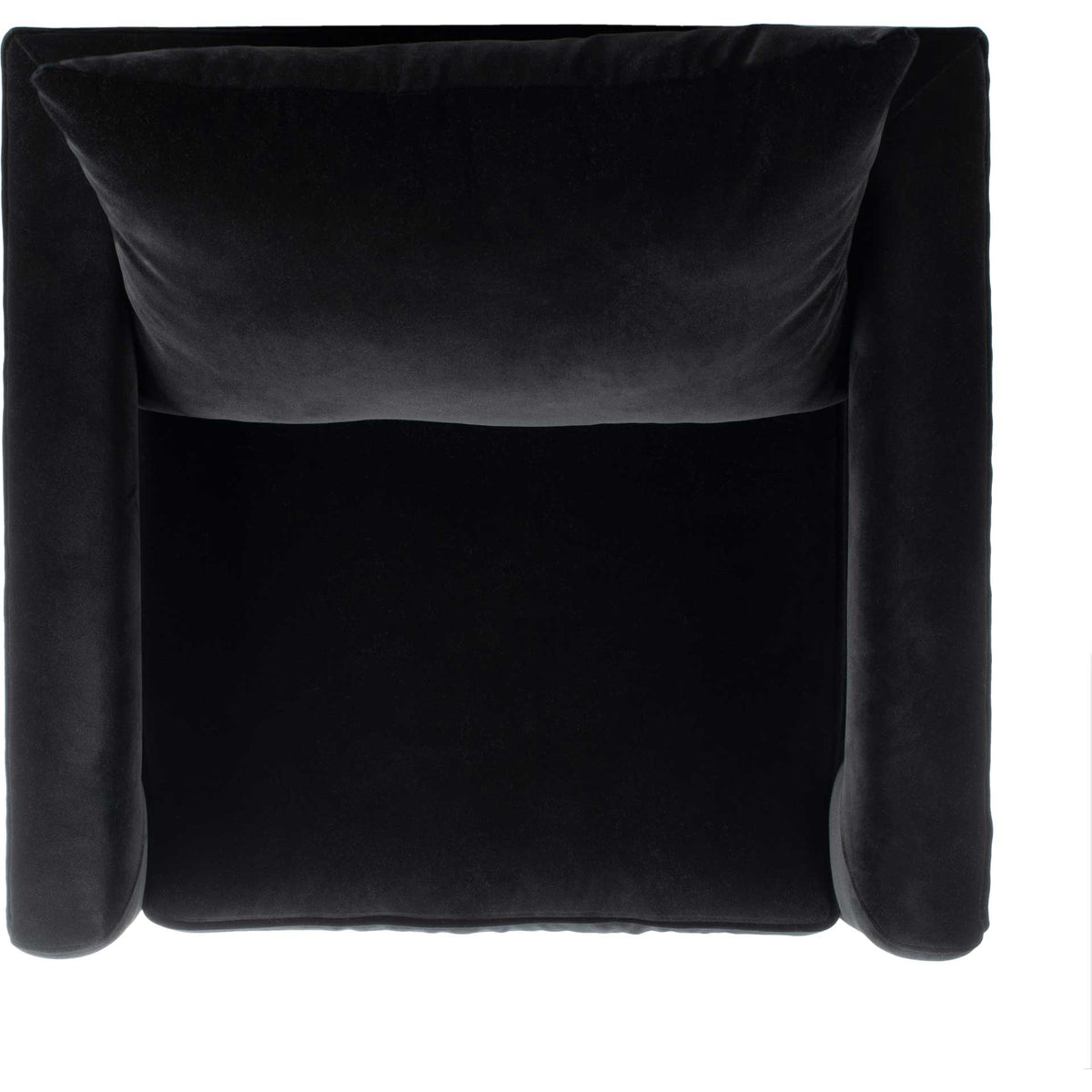 Olea Velvet Club Chair Black