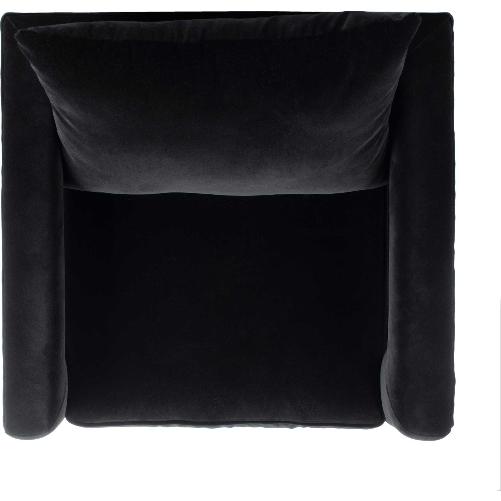 Olea Velvet Club Chair Black