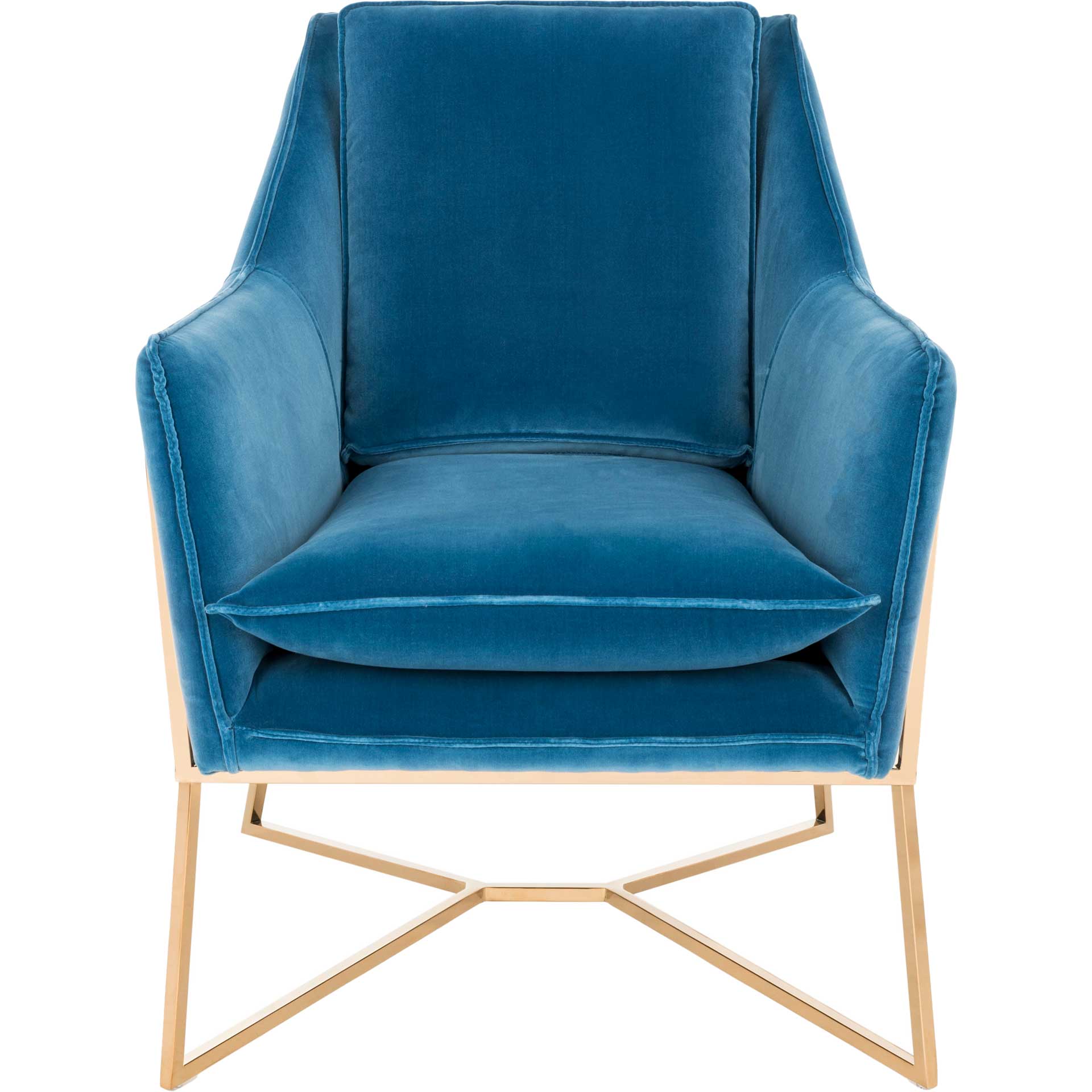 Evening Velvet Club Chair Giotto Royal Blue