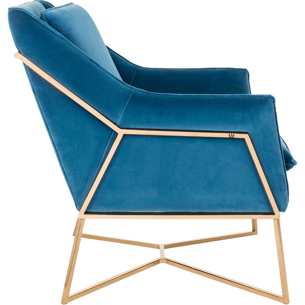 Evening Velvet Club Chair Giotto Royal Blue