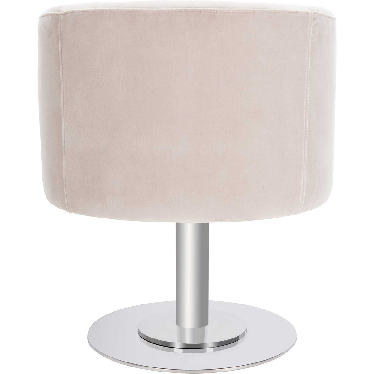 Mavra Velvet Swivel Tub Chair Giotto Almond