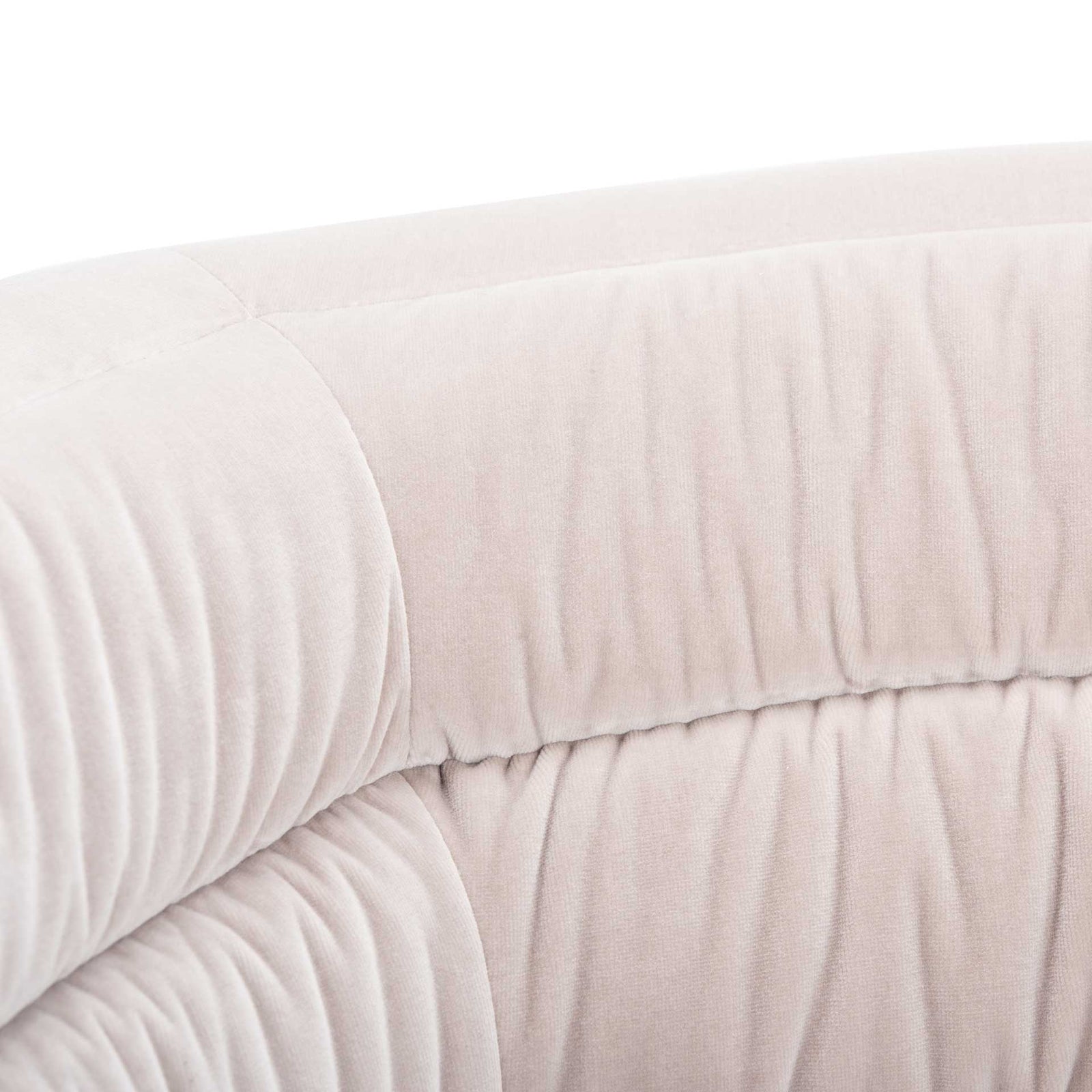 Mavra Velvet Swivel Tub Chair Giotto Almond