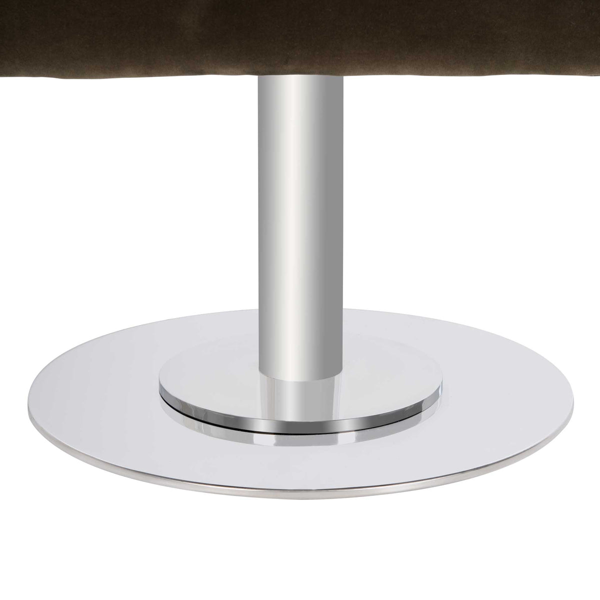 Mavra Velvet Swivel Tub Chair Giotto Dark Olive Green