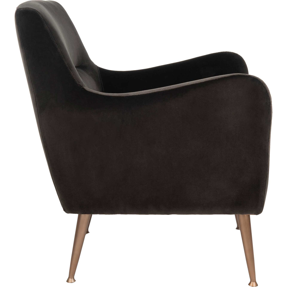 Ronald Velvet Arm Chair Giotto Shale