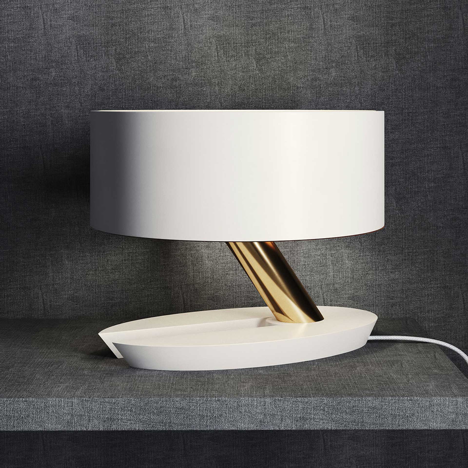 Albion Table Lamp Mont Blanc/Brass