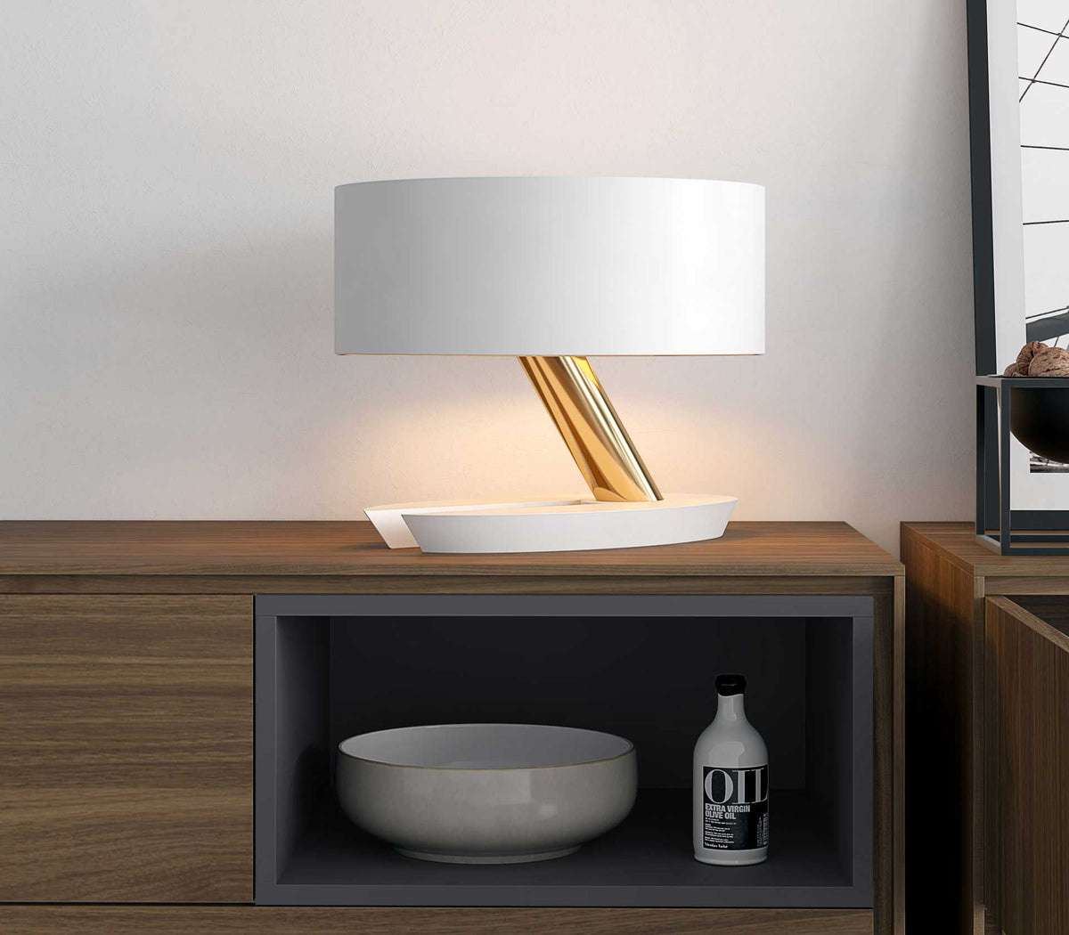 Albion Table Lamp Mont Blanc/Brass