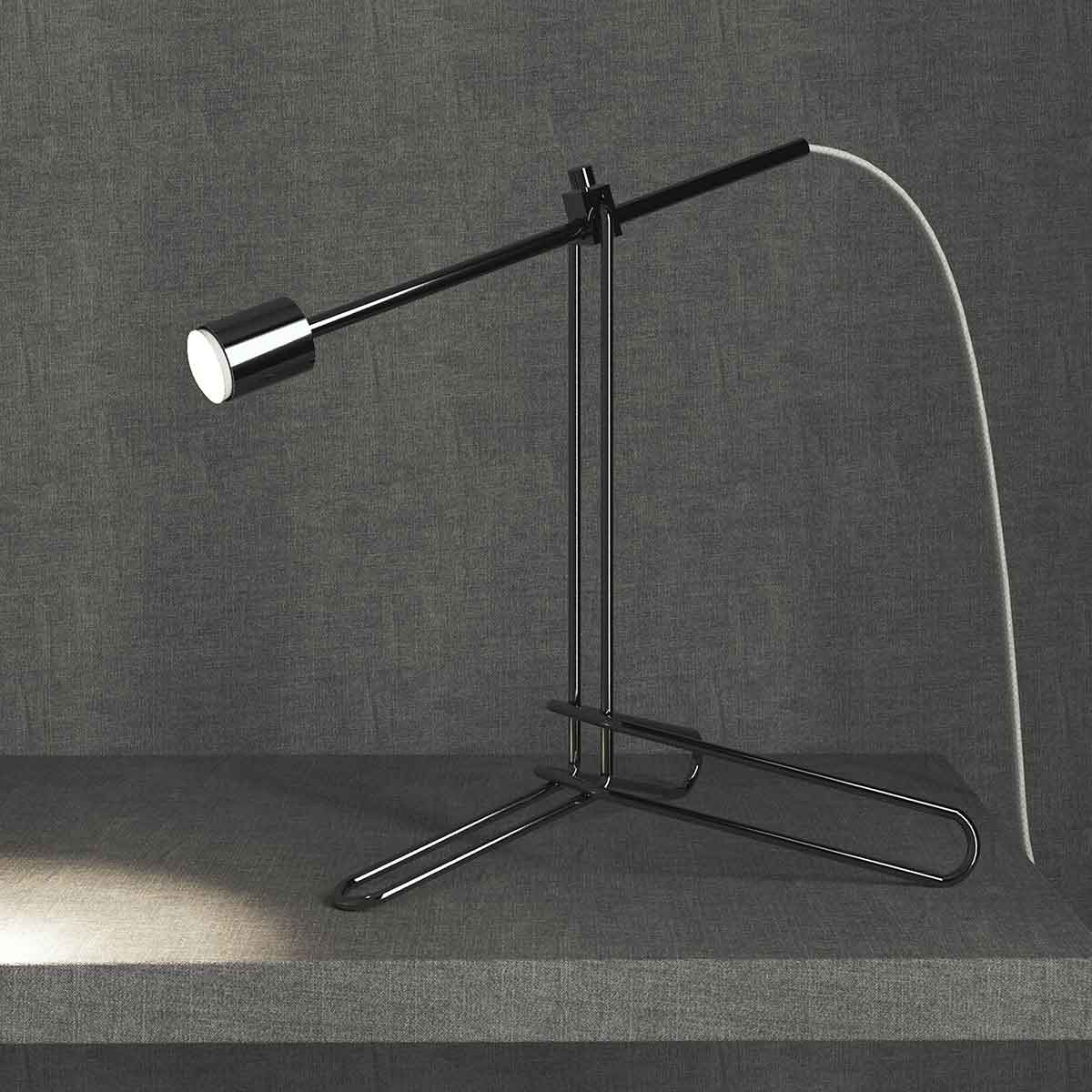 Balfour Table Lamp Black Chrome