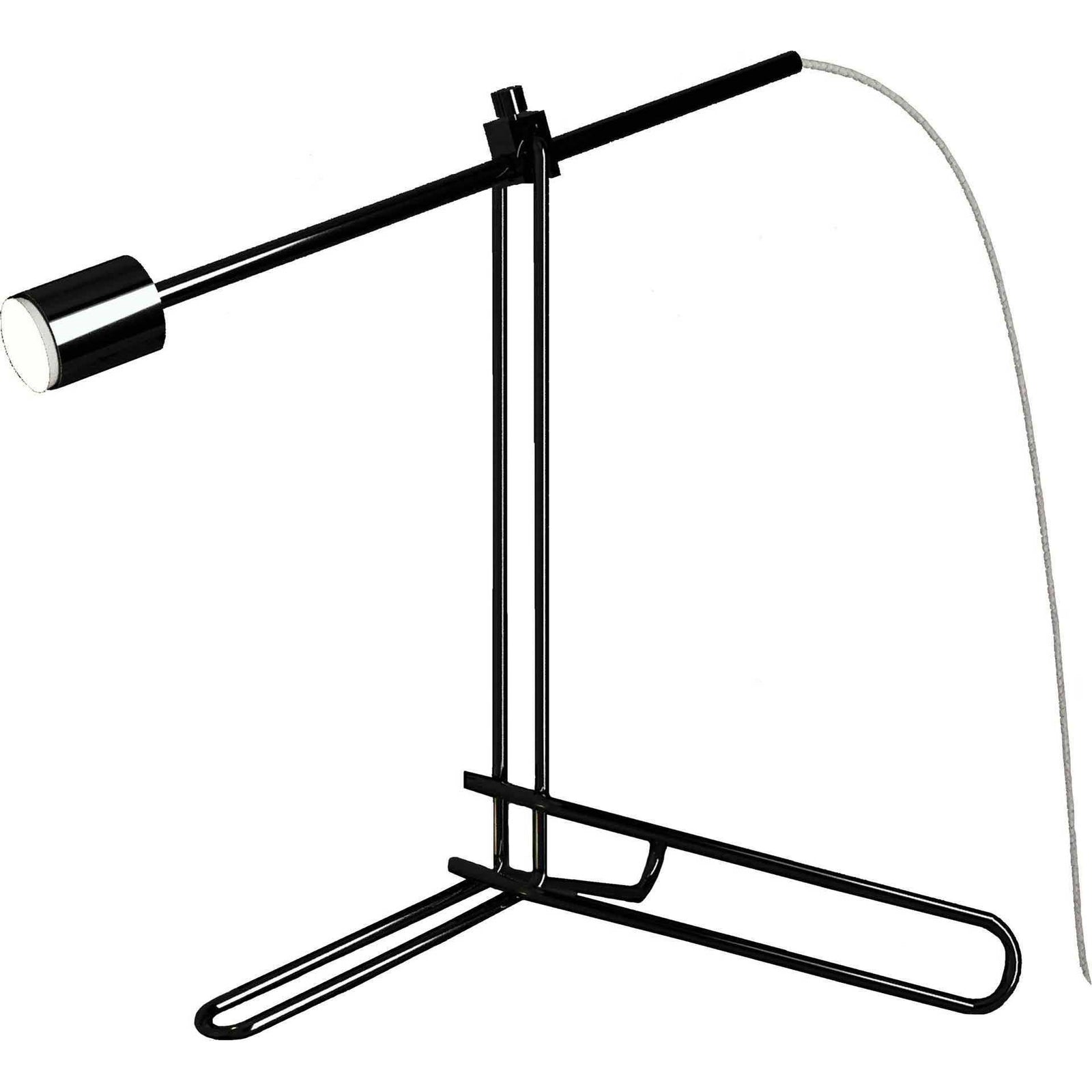 Balfour Table Lamp Black Chrome