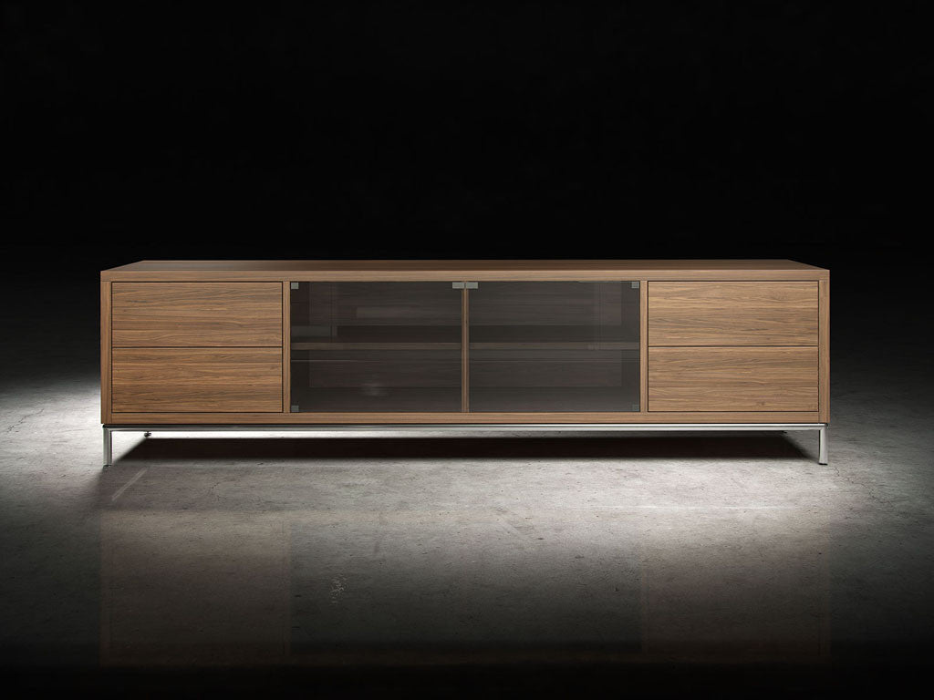 Lenox Media Cabinet Walnut