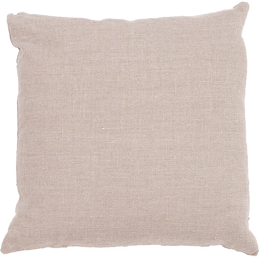 Linen Dark Natural Pillow
