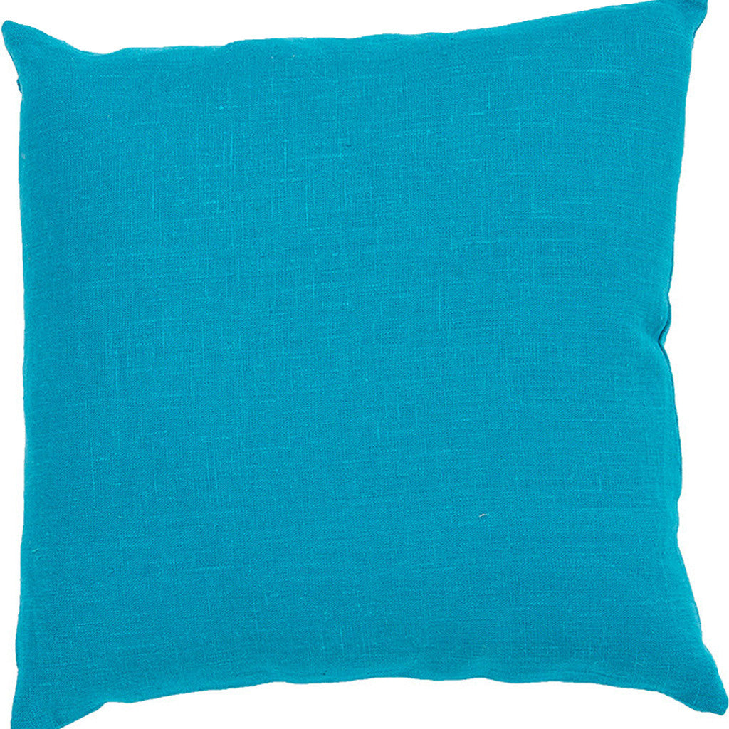 Linen Teal Pillow