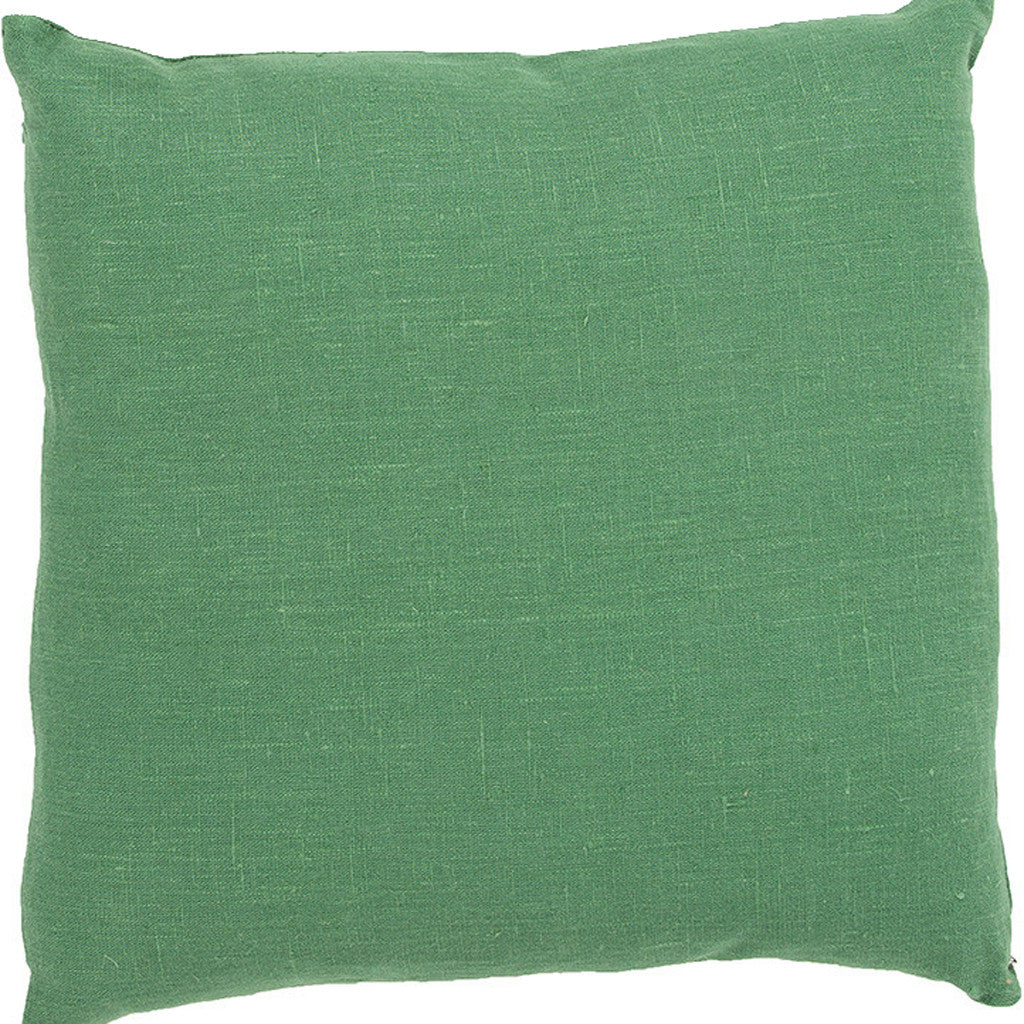 Linen Green Pillow