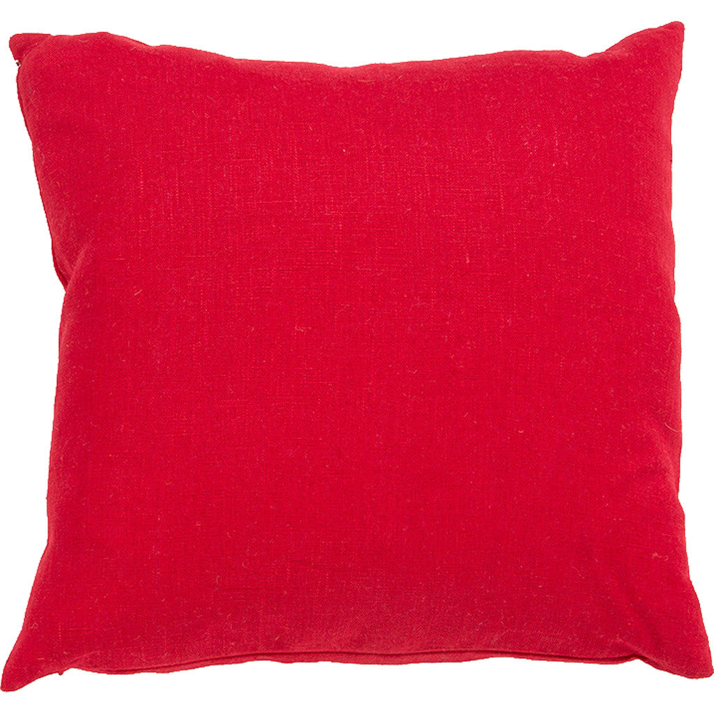 Linen Red Pillow