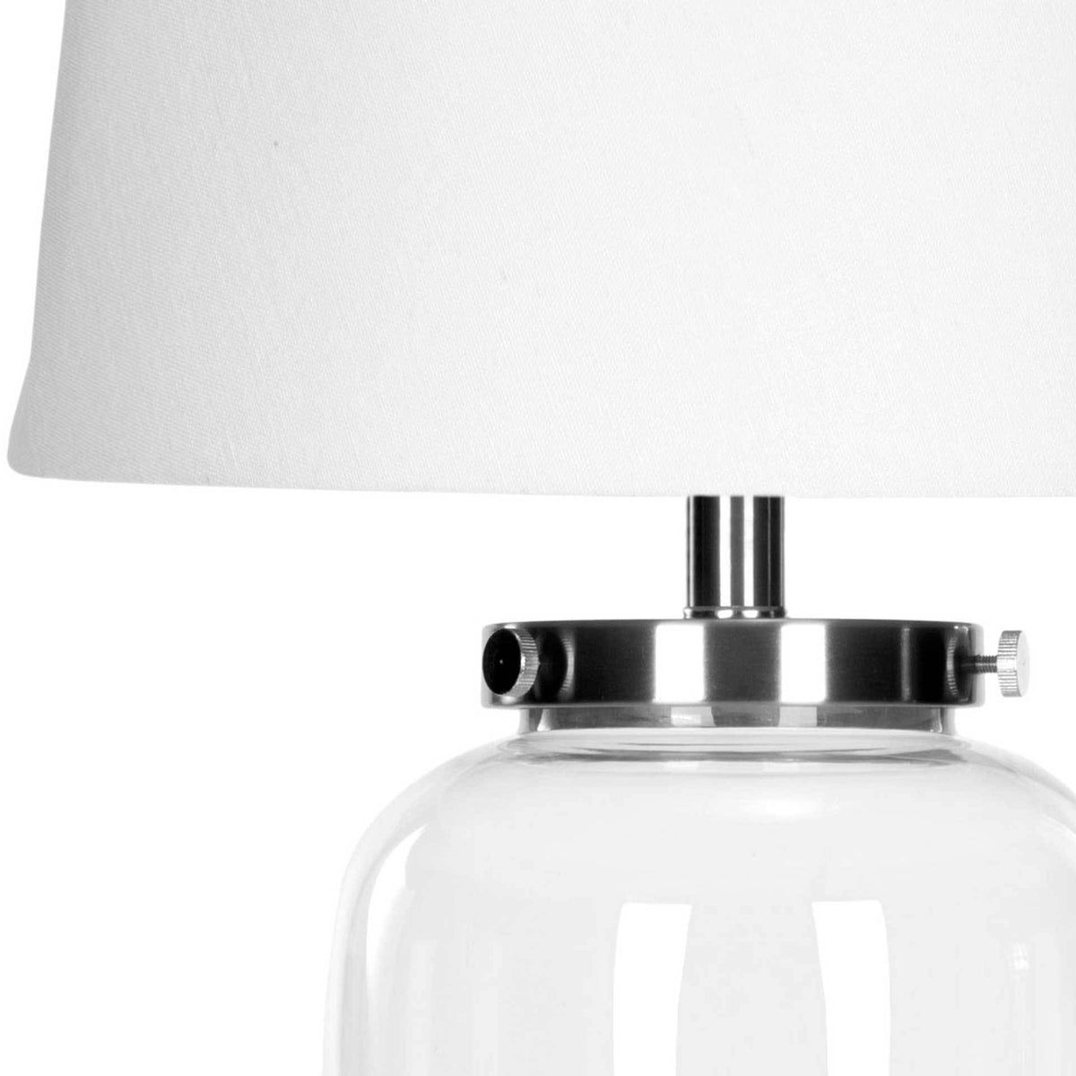 Everly Fillable Glass Clear Table Lamp