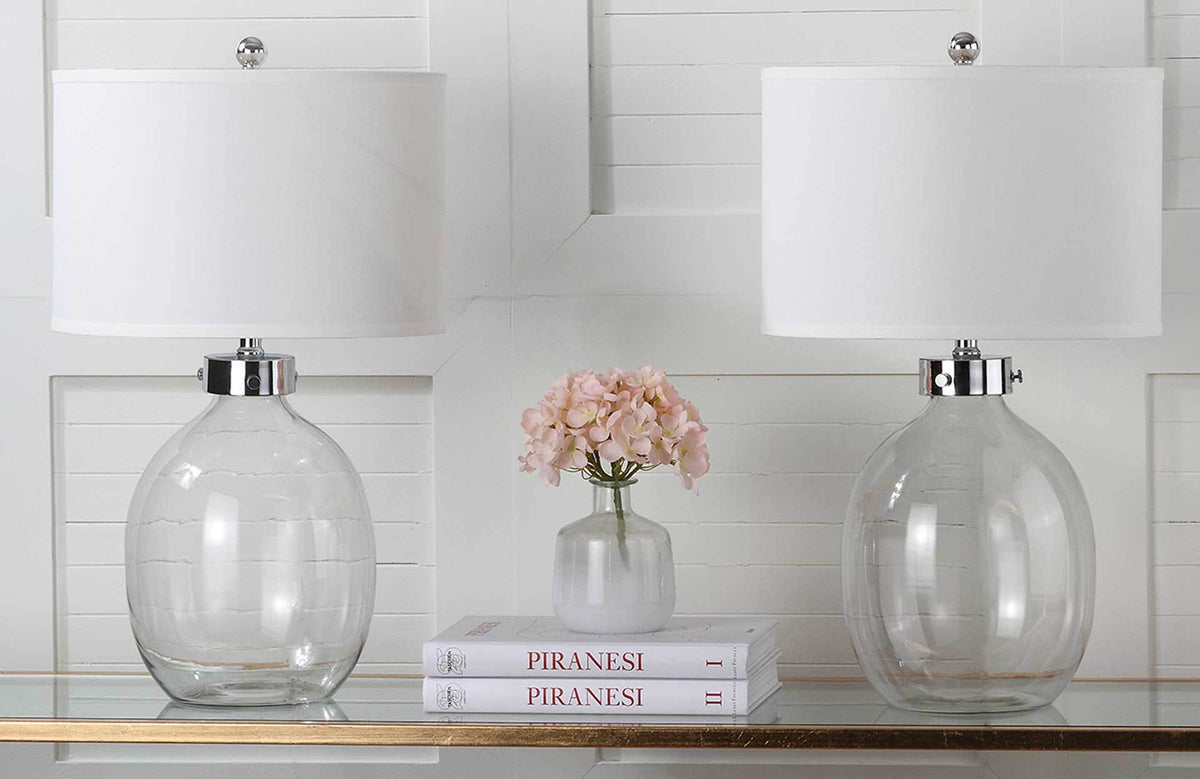 Nelson Clear Glass Table Lamp (Set of 2)