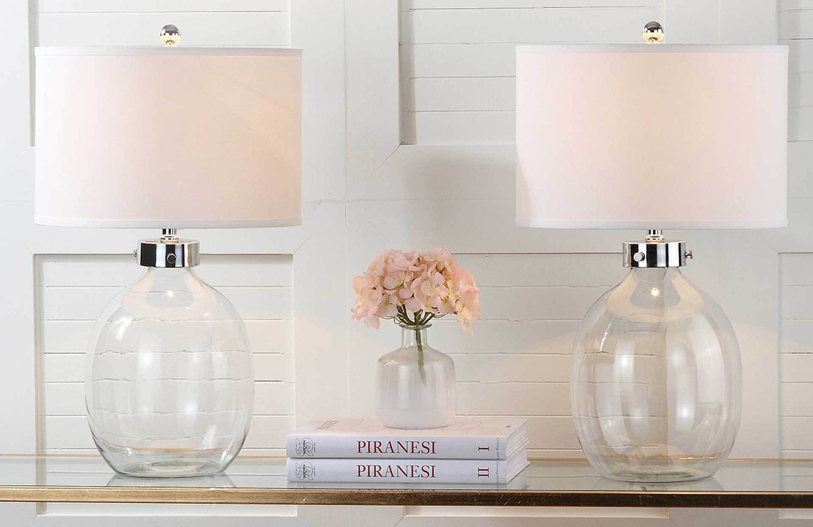 Nelson Clear Glass Table Lamp (Set of 2)