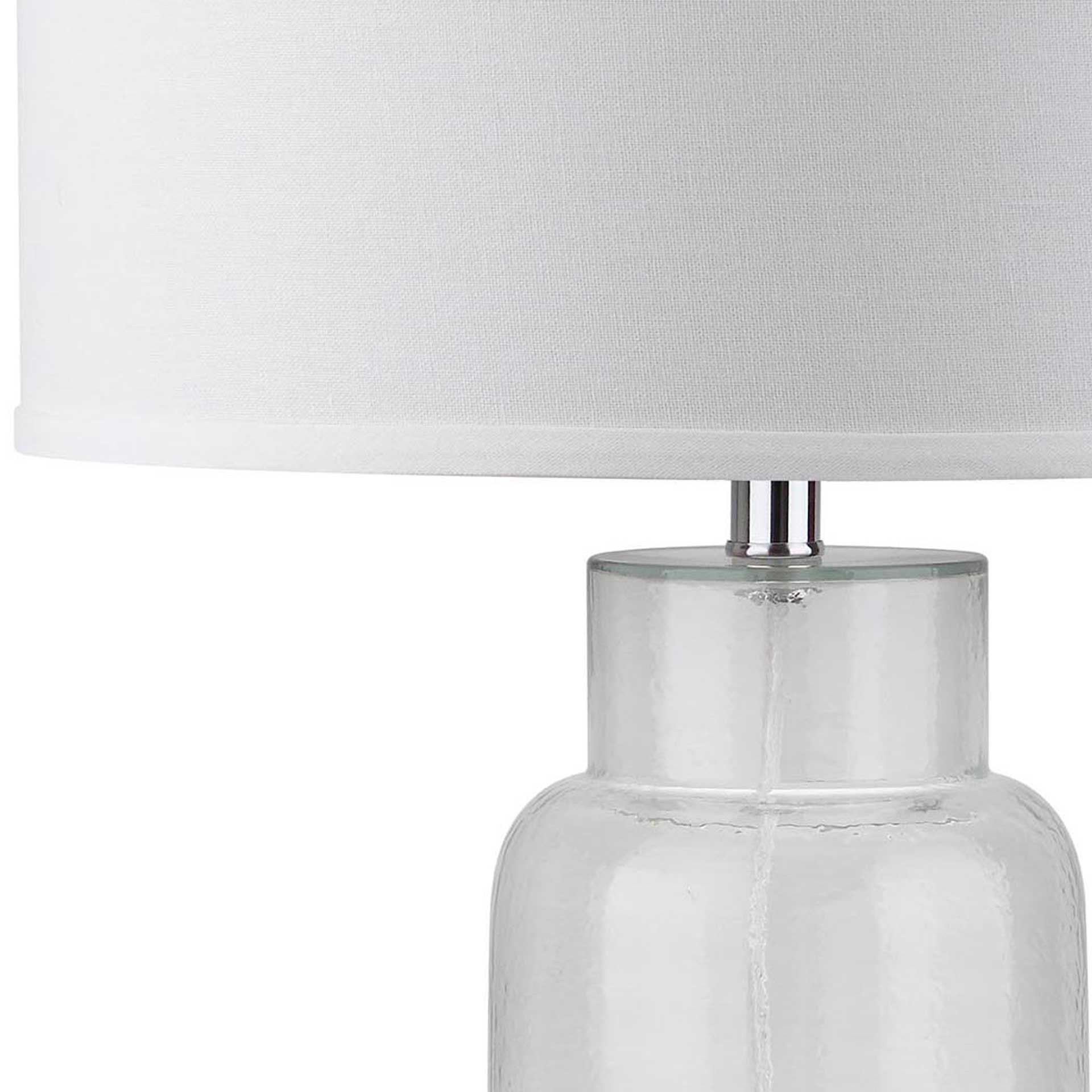Bottle Glass Table Lamp Clear (Set of 2)