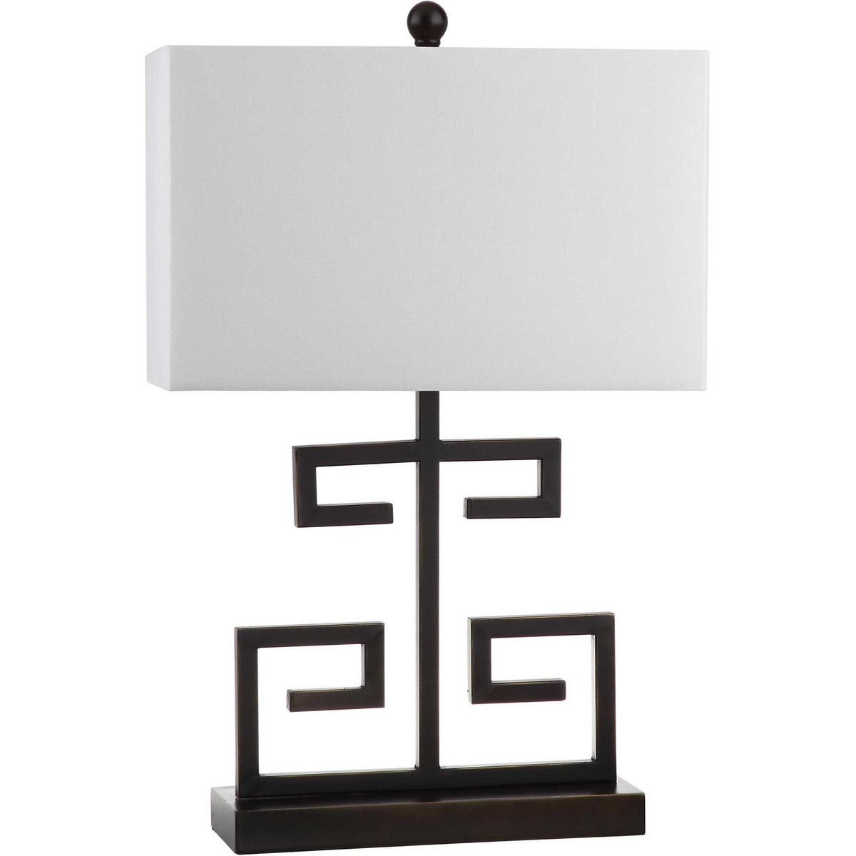 Greek Table Lamp Black (Set of 2)