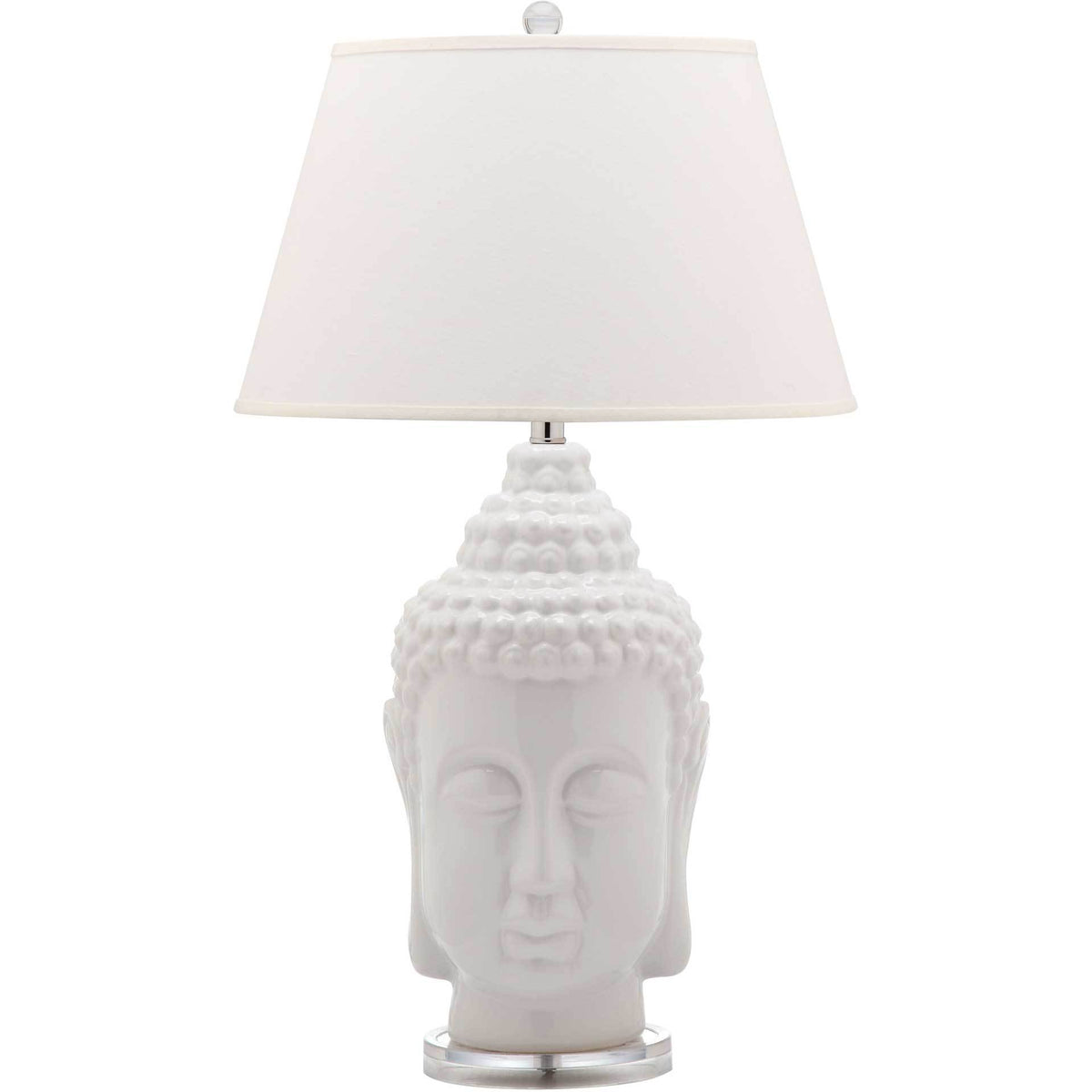 Sean Buddha Table Lamp White (Set of 2)
