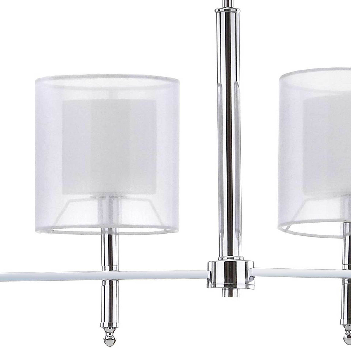 Aubrey Chrome Adjustable Island Pendant