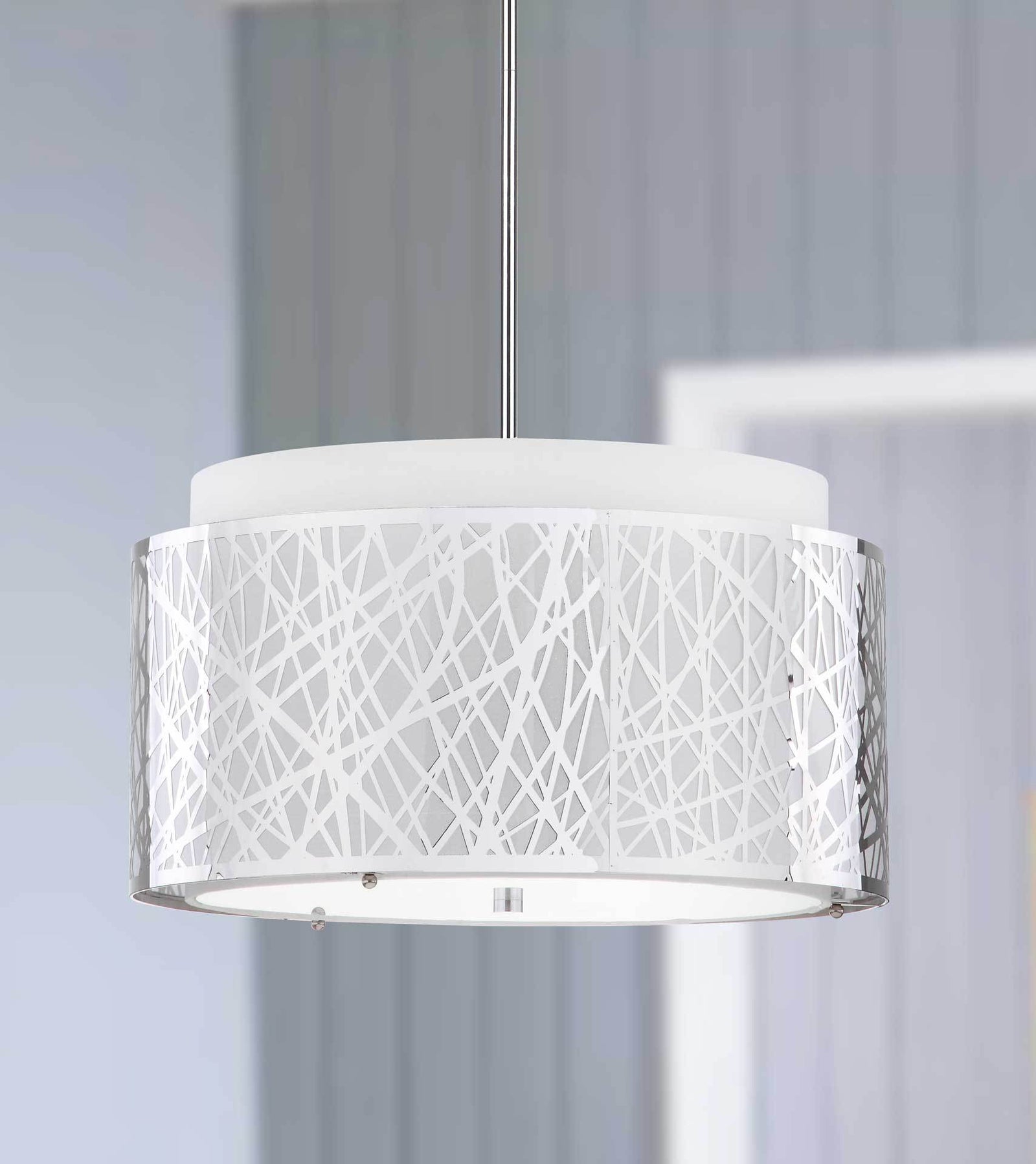 Trevor Chrome Adjustable Pendant