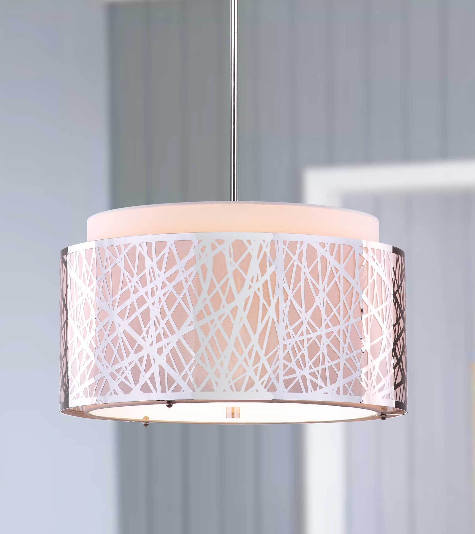 Trevor Chrome Adjustable Pendant