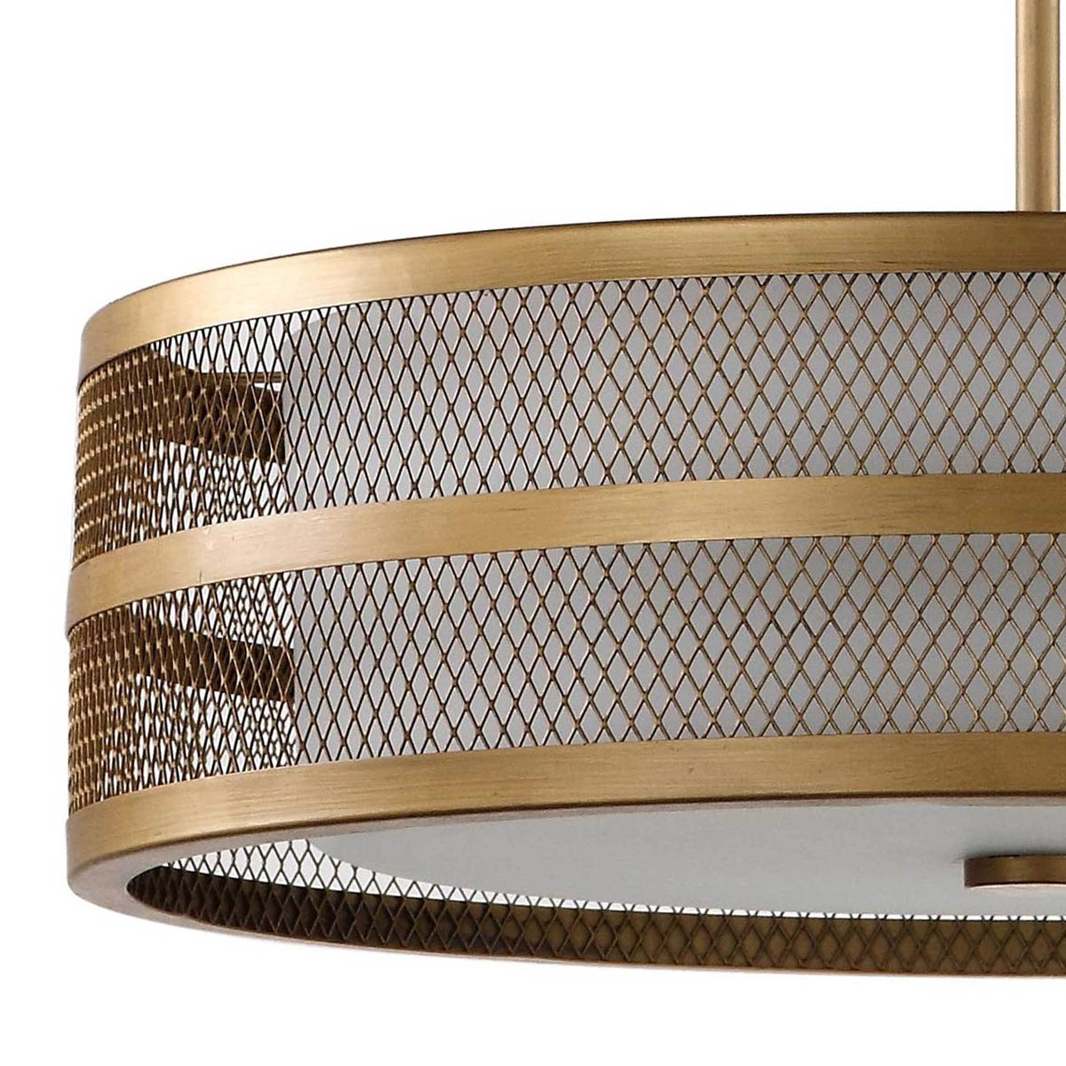 Grant Veil Antique Gold Adjustable Pendant