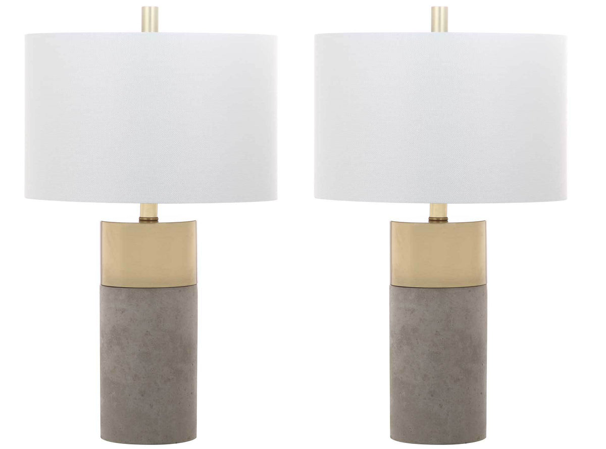 Olivia Table Lamp Gray (Set of 2)