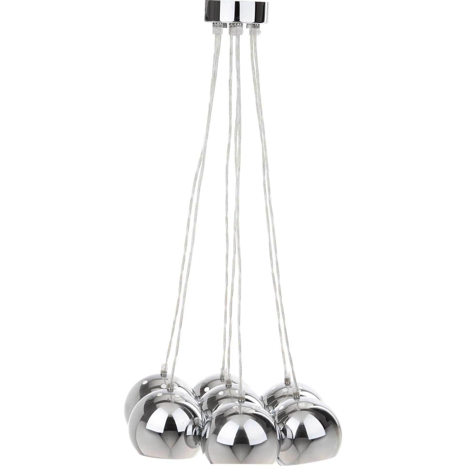 Romeo Bearing Adjustable Pendant Lamp Chrome
