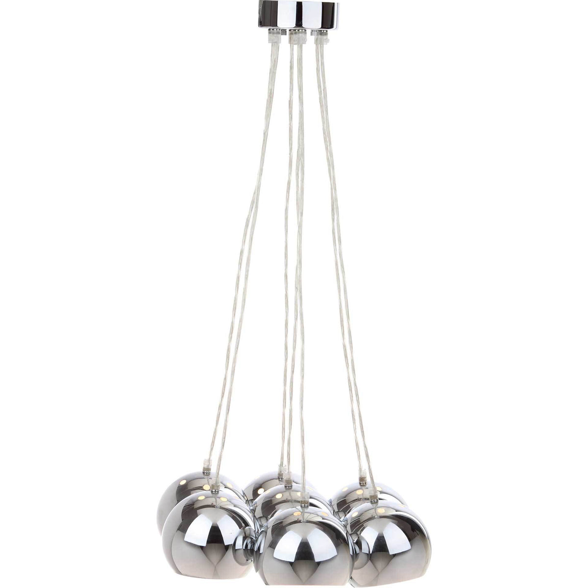 Romeo Bearing Adjustable Pendant Lamp Chrome