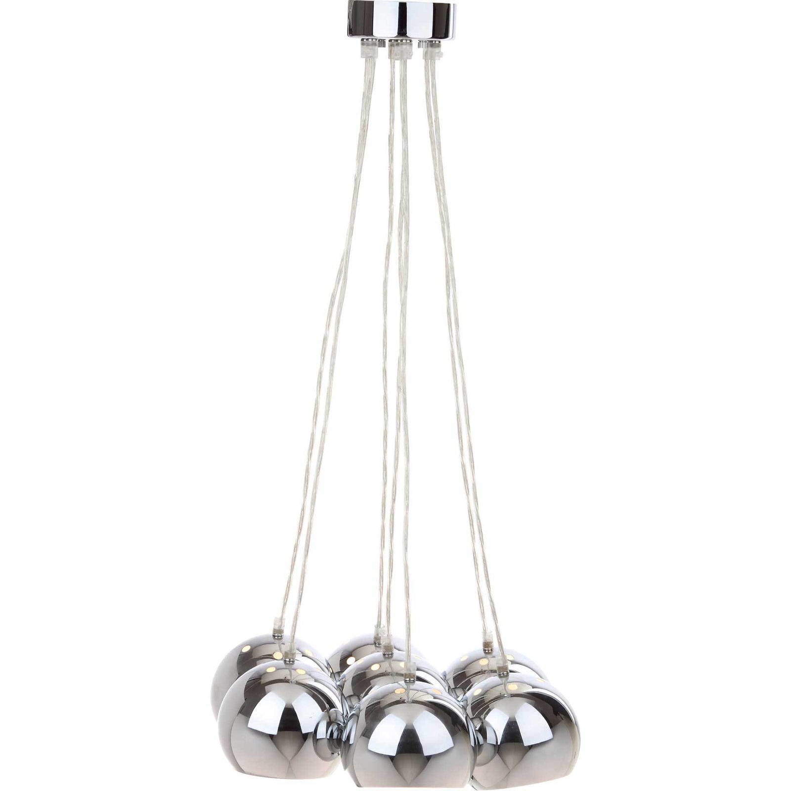 Romeo Bearing Adjustable Pendant Lamp Chrome