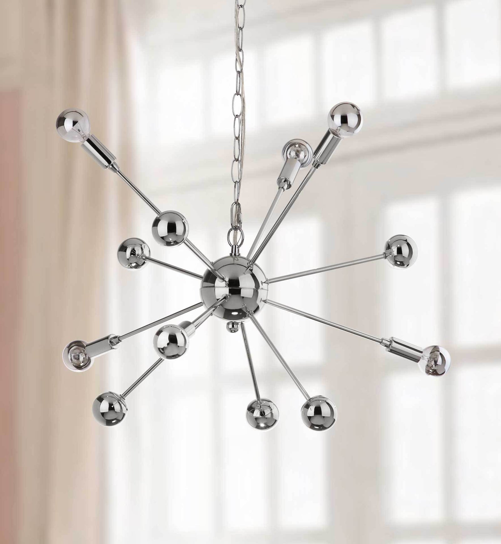 Malachi Sputnik Pendant Chrome