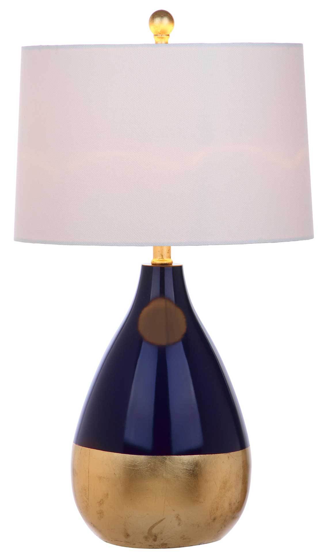 Kiara Table Lamp Navy/Gold (Set of 2)
