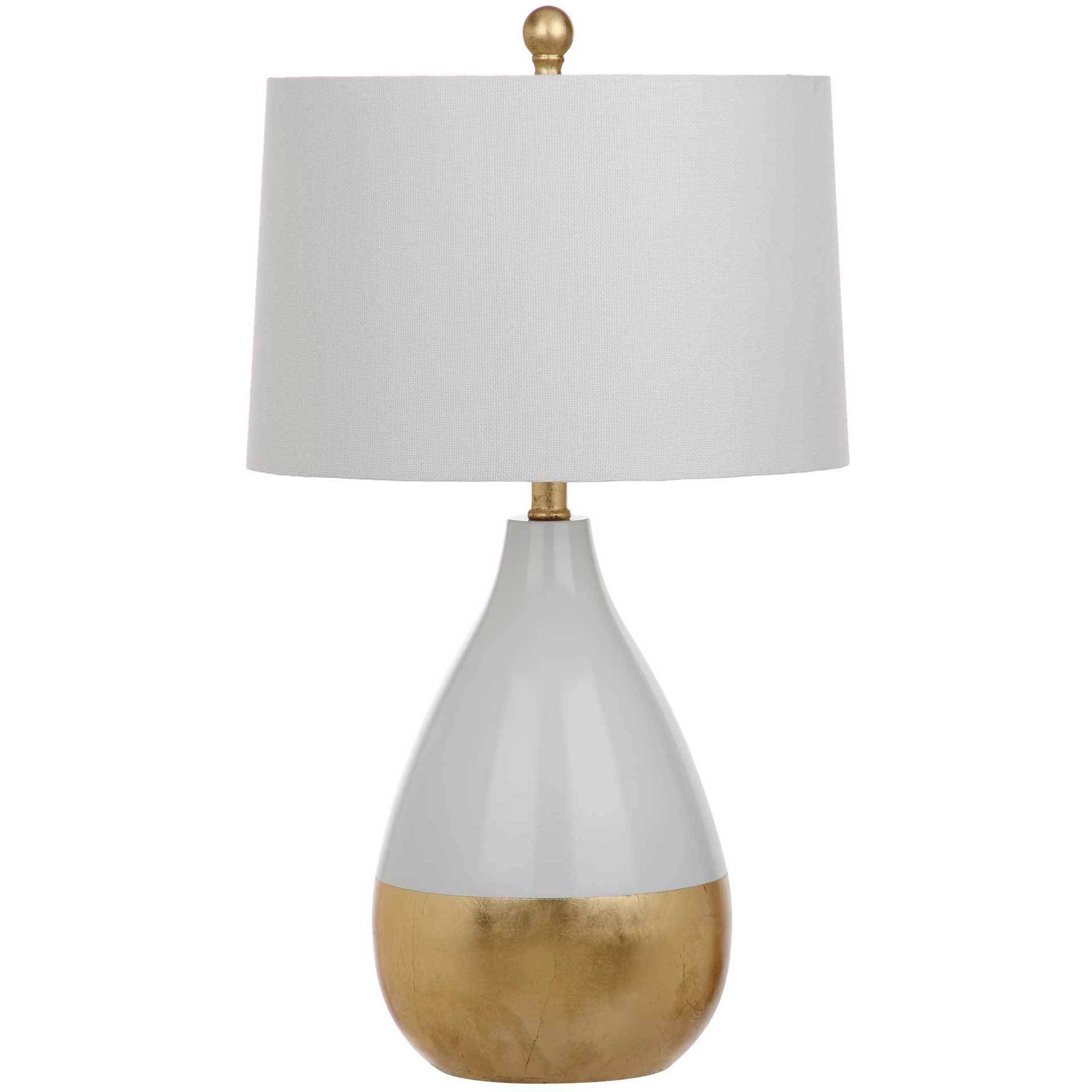 Kiara Table Lamp White/Gold (Set of 2)