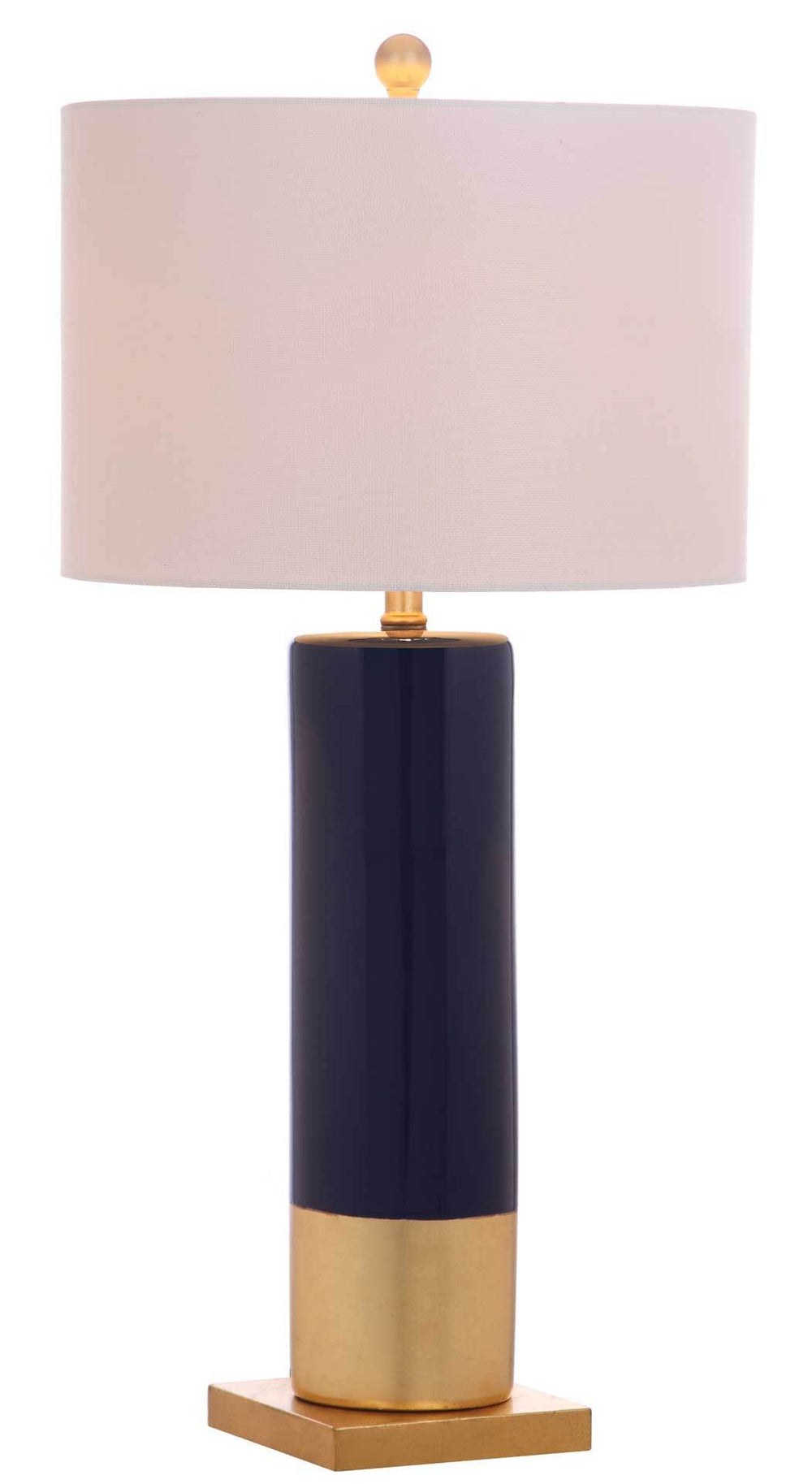 Dominic Table Lamp Navy/Gold (Set of 2) - Froy.com