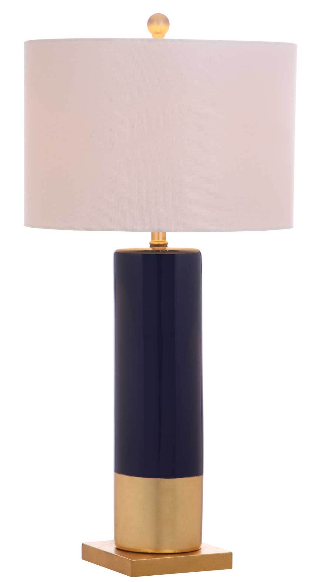 Dominic Table Lamp Navy/Gold (Set of 2)