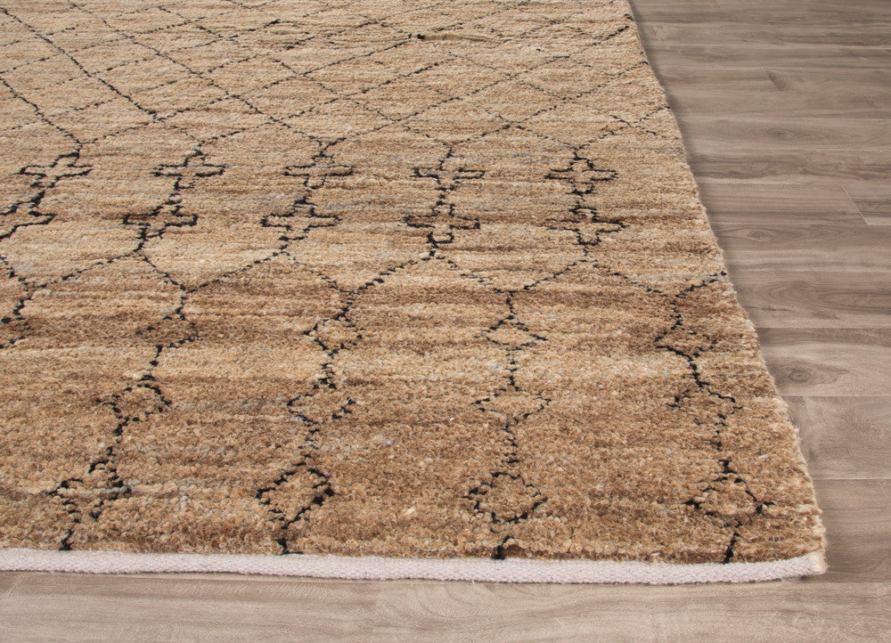 Luxor Lapins Natural/Black Area Rug