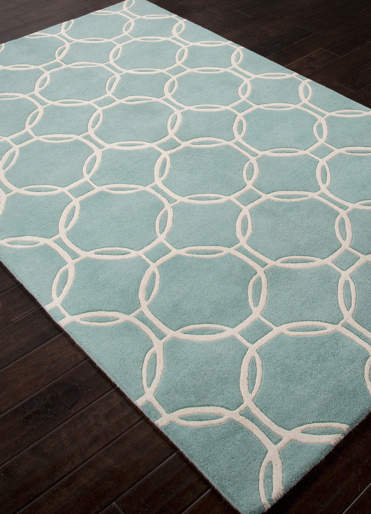 Lounge Abeet Sea Blue/Beige Area Rug
