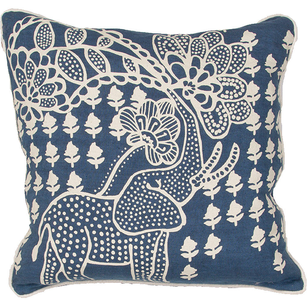 En Casa Encasa01 Blue Pillow
