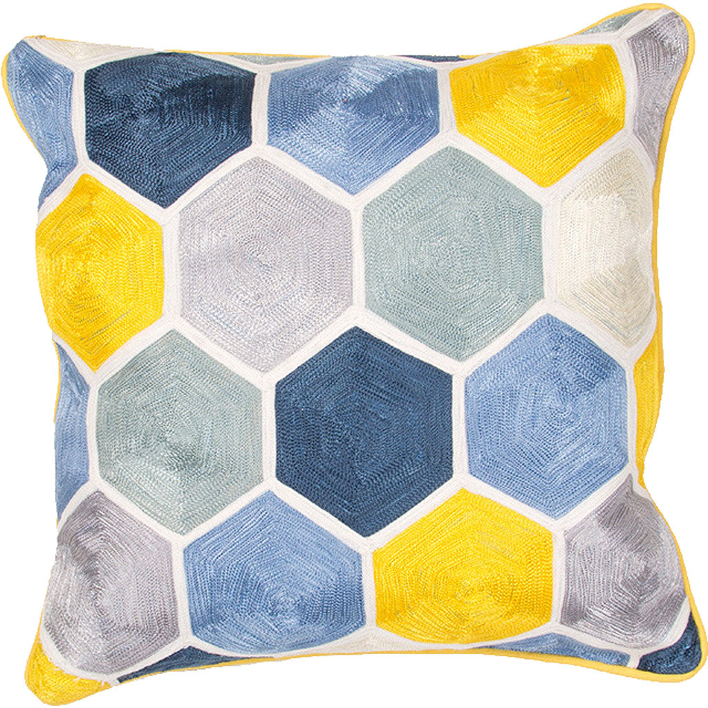 En Casa Encasa05 Blue Pillow