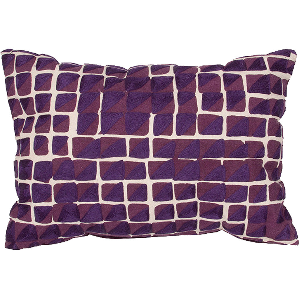 En Casa Encasa06 Natural/Purple Pillow