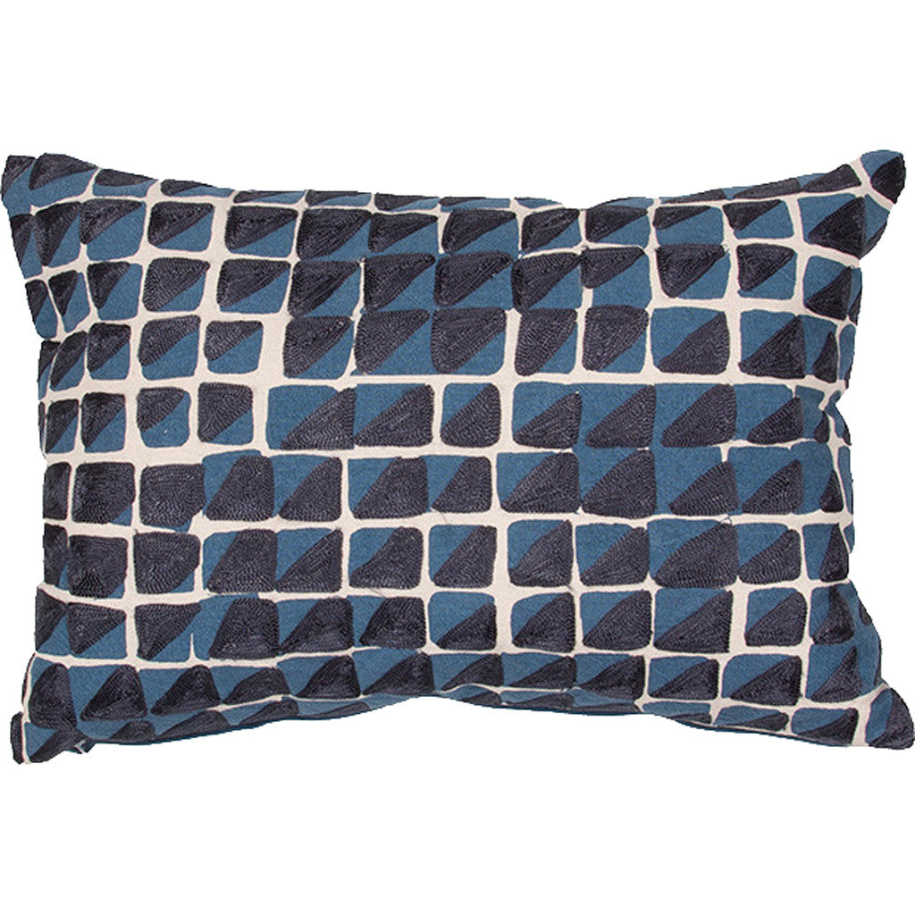 En Casa Encasa06 Natural/Blue Pillow