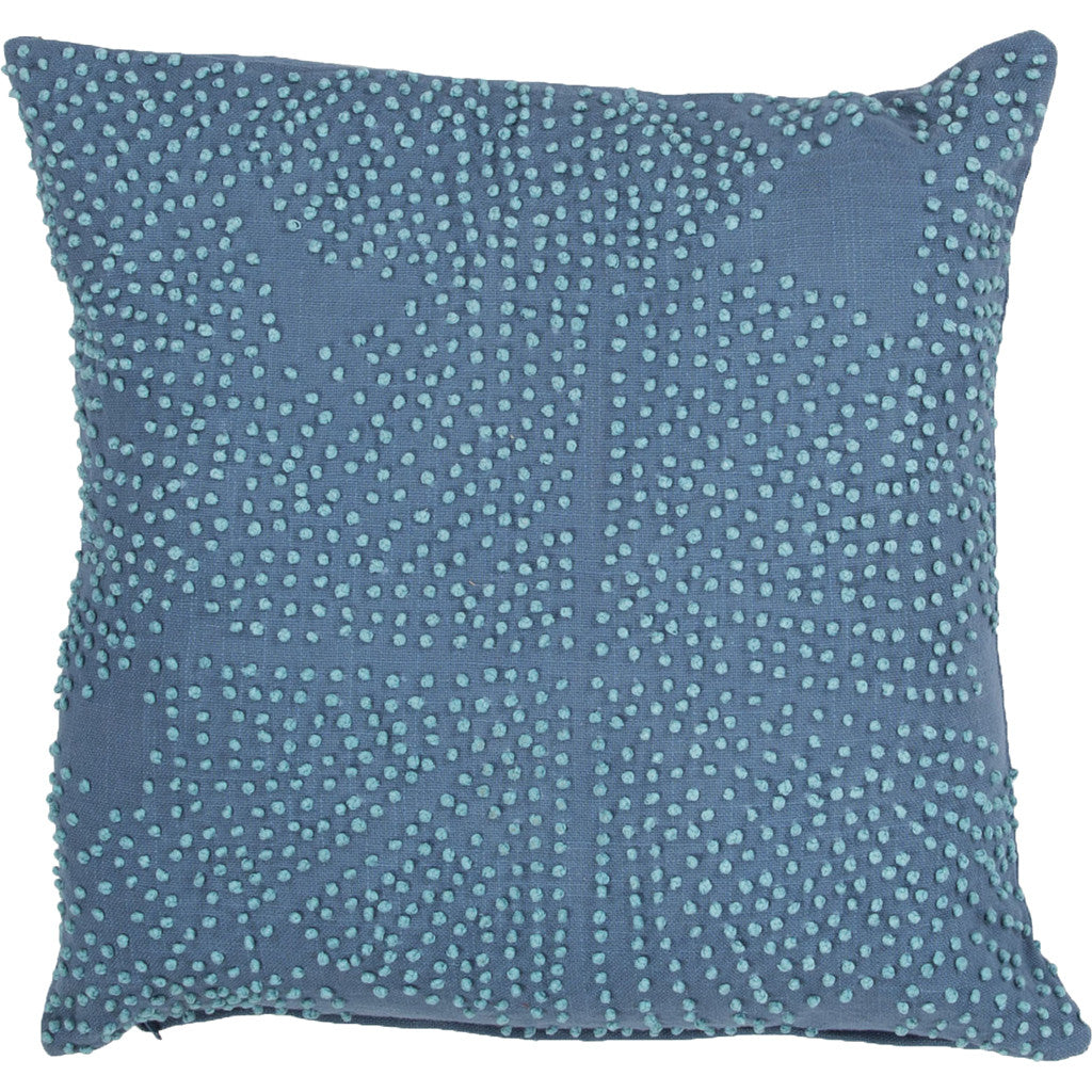 En Casa Encasa09 Provincial Blue/Dusty Turquoise Pillow