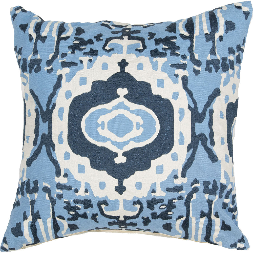 En Casa Encasa02 Vanilla Ice/Heritage Blue Pillow